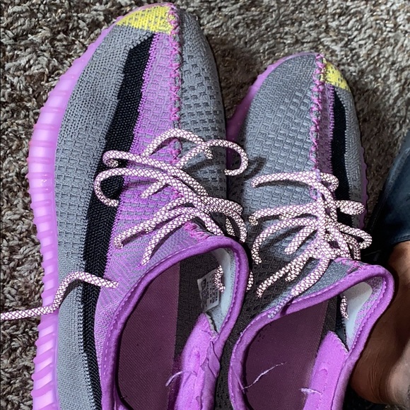 purple yeezys